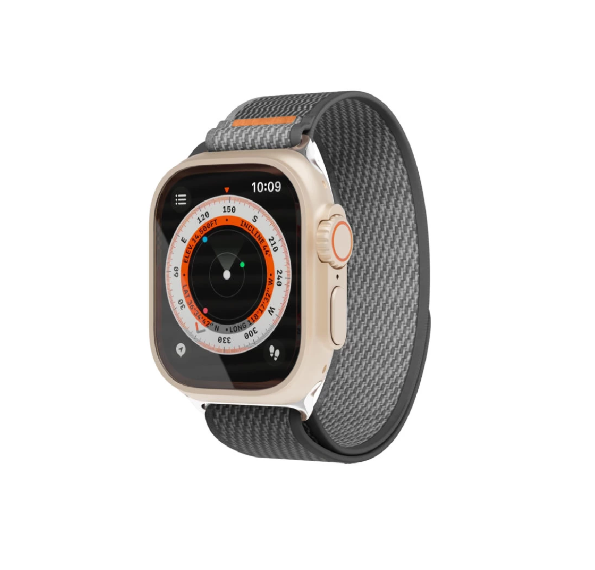 Ремешок vlp Trail Band для Apple Watch 42444549 mm, серыйчёрный 1