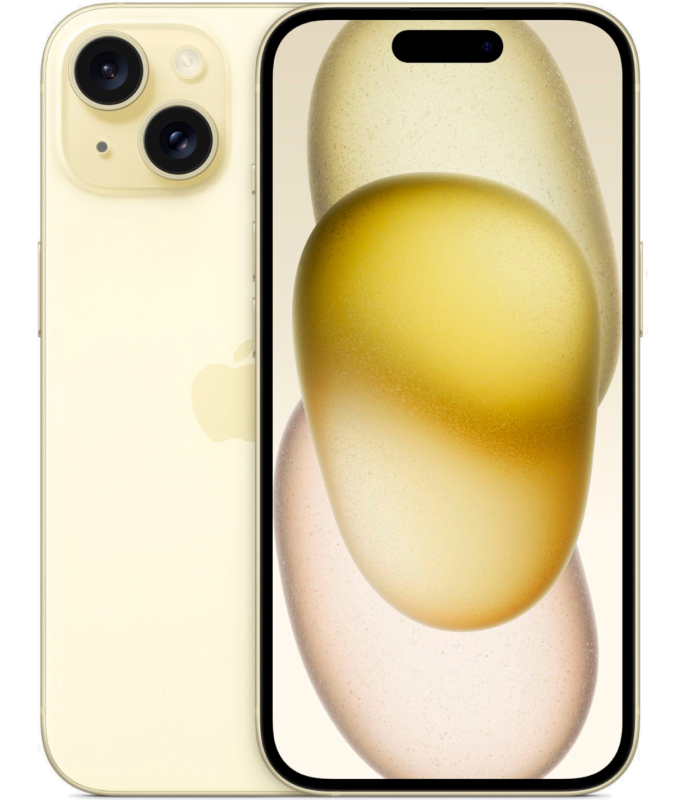 Apple iPhone 15, 512 ГБ, желтый 1