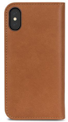 Чехол-кошелек Moshi iPhone X Overture, коричневый