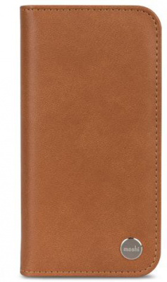 Чехол-кошелек Moshi iPhone X Overture, коричневый